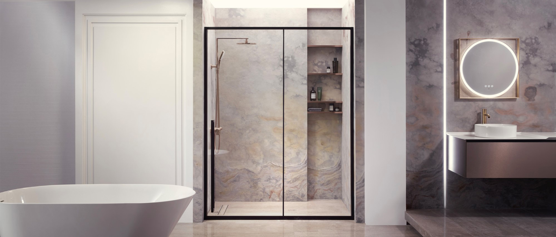 卫浴产品-淋浴房-Hero Area 