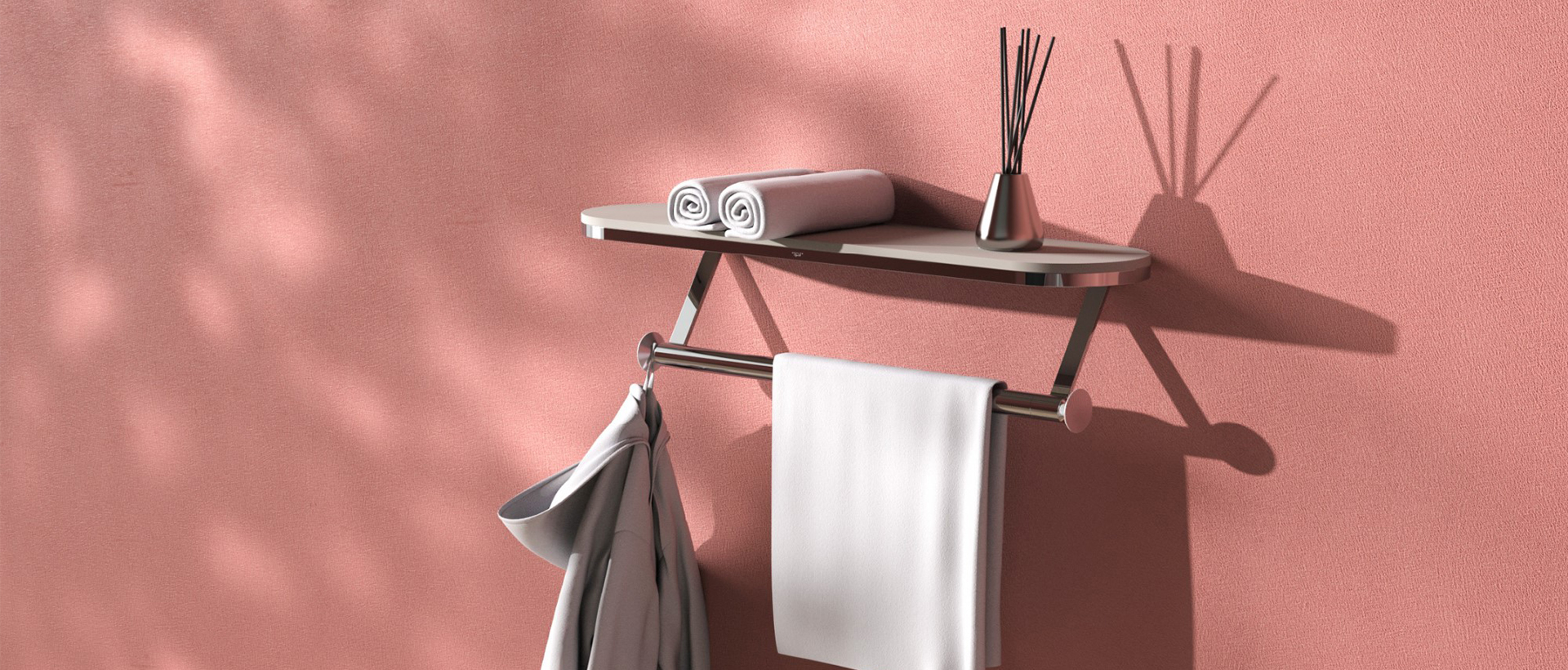 卫浴产品-电热毛巾架-Hero Area 